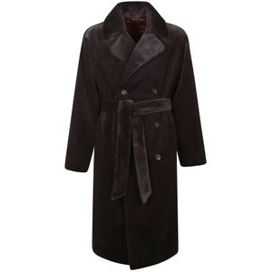 Drole de Monsieur, Heren, Mantels, Bruin, Maat: M Viscose,