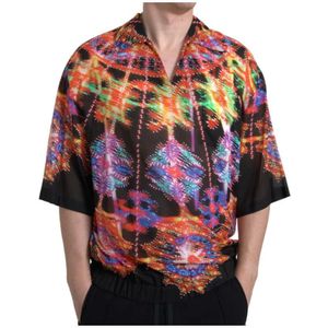 Dolce & Gabbana - T-shirt - Multicolor - Luminarie Print - Katoen