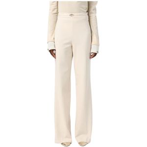 Twinset, Dames, Broeken, Wit, Maat: S