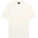 Lyle & Scott - Gepaneerde Neopreen T-shirt - Off-White