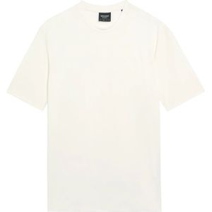 Lyle & Scott - Gepaneerde Neopreen T-shirt - Off-White