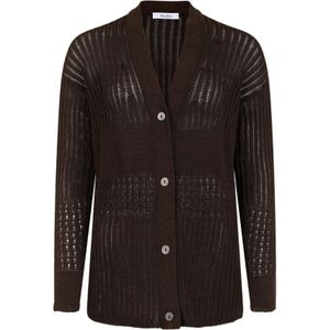 Max Mara, Dames, Truien, Bruin, Maat: XS Katoen,