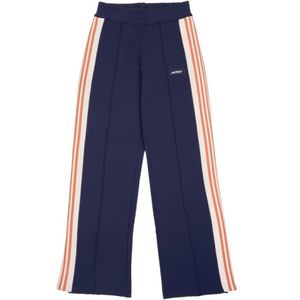 Autry Trainingsbroek met contrastbanden , Blue , Heren , Maat: L