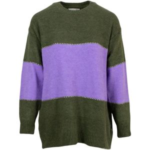 Brand Unique, Dames, Truien, Veelkleurig, Maat: XS Jersey,