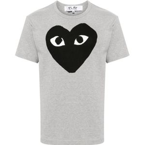 Comme des Garçons, Heren, Tops, Grijs, Maat: S Katoen,