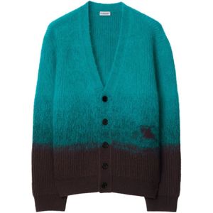 Burberry, Dames, Truien, Blauw, Maat: S Mohair,
