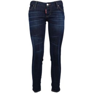 Dsquared2 Slim Fit Denim Jeans , Blue , Dames , Maat: 2XS