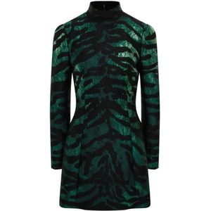 Dolce & Gabbana, Dames, Jurken, Groen, Maat: XS Poliester,