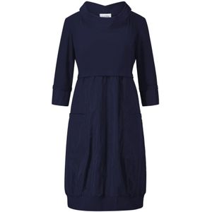 Joseph Ribkoff, Dames, Jurken, Blauw, Maat: S Jersey,