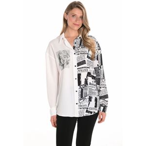 Frank Lyman, Dames, Blouses & Shirts, Veelkleurig, Maat: 2XL Poliester,