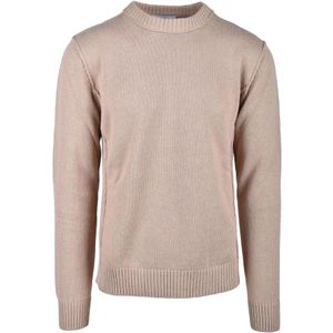 Alpha Studio, Heren, Truien, Beige, Maat: L Katoen,