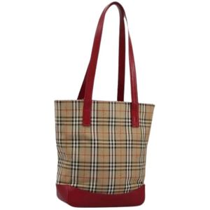 Burberry Vintage, Dames, Pre-owned, Beige, Maat: ONE Size Katoen,