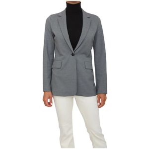 Marella, Dames, Jassen, Grijs, Maat: M Jersey,