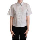 Dolce & Gabbana - Polo Shirt - Grijs/Wit - Katoen