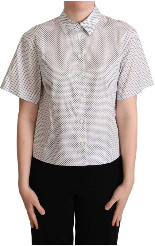 Dolce & Gabbana - Polo Shirt - Grijs/Wit - Katoen