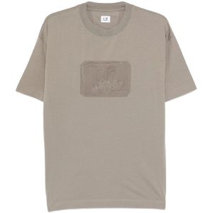 C.p. Company, Heren, Tops, Beige, Maat: M Jersey,