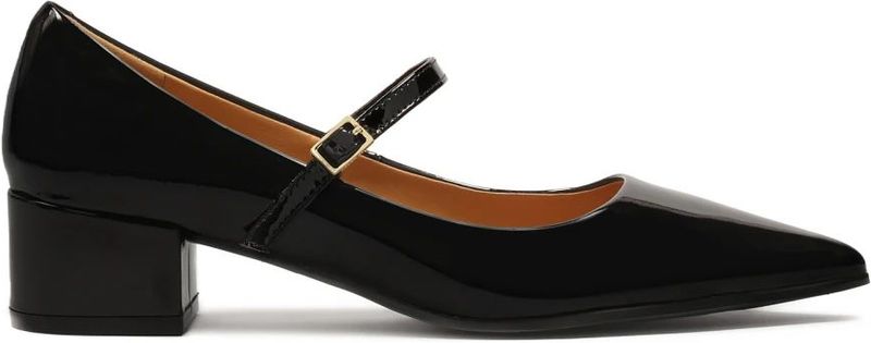 Kazar - Pumps - Zwart - Lakleer - Gespsluiting