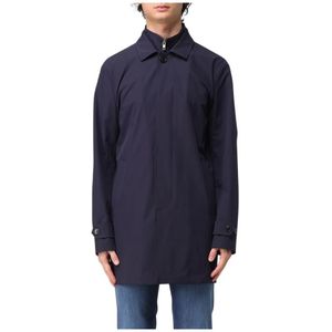 Fay, Heren, Mantels, Blauw, Maat: L