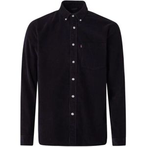 Lexington, Heren, Overhemden, Blauw, Maat: M Corduroy,