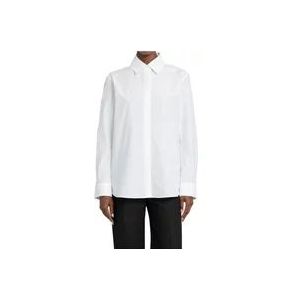 Lanvin Witte Cocoon Tunic Shirt , White , Dames , Maat: XS