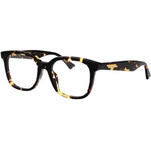 Bottega Veneta - Optical Frame - Bruin - Rechthoekig - Acetaat