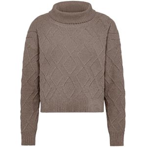 Rrd, Dames, Truien, Beige, Maat: XS Velours,