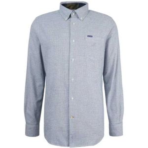 Barbour, Heren, Overhemden, Blauw, Maat: XL Flanel,