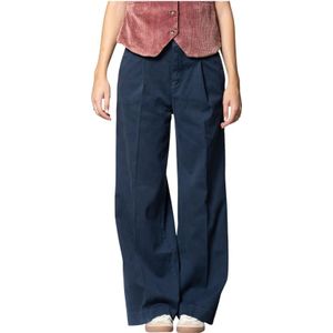 Mason's, Dames, Broeken, Blauw, Maat: 3XS Katoen,