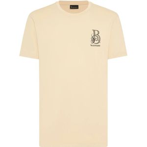 Billionaire, Heren, Tops, Beige, Maat: M Katoen,