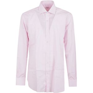 Buonamassa, Heren, Overhemden, Roze, Maat: 5XL Katoen,