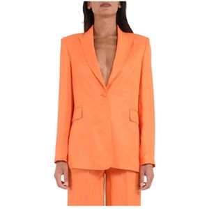 Actualee, Dames, Jassen, Oranje, Maat: M Linnen,