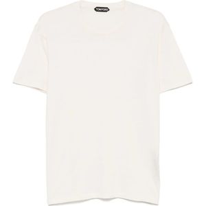 Tom Ford, Heren, Tops, Beige, Maat: L Katoen,