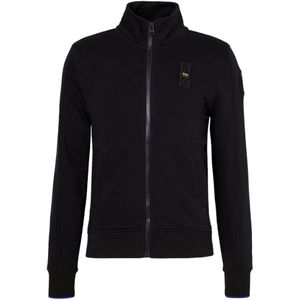 Blauer, Heren, Sweatshirts & Hoodies, Blauw, Maat: L Katoen,