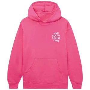 Anti Social Social Club, Dames, Sweatshirts & Hoodies, Roze, Maat: XS Katoen,