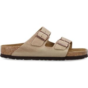 Birkenstock, Heren, Schoenen, Beige, Maat: 45 EU Leer,