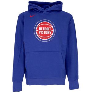 Nike Detroit Pistons Fleece Hoodie , Blue , Heren , Maat: XL