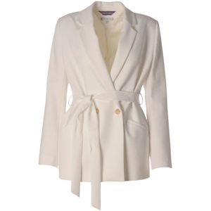 Tommy Hilfiger, Dames, Jassen, Wit, Maat: 2XS Poliester,