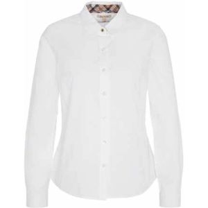 Barbour, Dames, Blouses & Shirts, Wit, Maat: XL