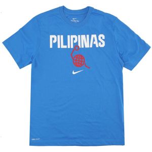 Nike Filippijnen Basketbalteam Tee , Blue , Heren , Maat: XL