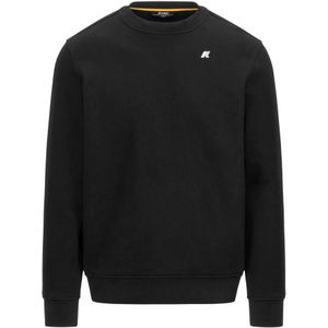 K-Way, Heren, Sweatshirts & Hoodies, Zwart, Maat: L Fleece,