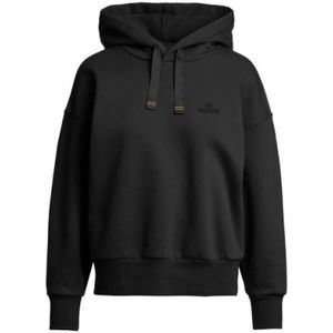 Parajumpers, Dames, Sweatshirts & Hoodies, Zwart, Maat: XS Katoen,