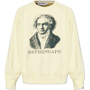 A Bathing Ape, Heren, Sweatshirts & Hoodies, Geel, Maat: M