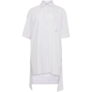 JW Anderson, Dames, Jurken, Wit, Maat: S Katoen,