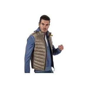 Parajumpers Stijlvolle Heren Donsvest , Beige , Heren , Maat: S