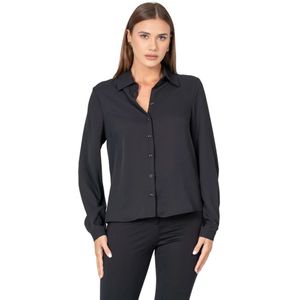 Kocca, Dames, Blouses & Shirts, Zwart, Maat: L Leer,