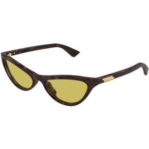 Bottega Veneta - Bv 1414S - Zonnebril - Bruin - Cat-eye Silhouet