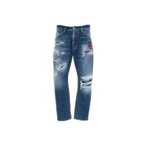 Dsquared2 Blauwe Ss24 Heren Jeans , Blue , Heren , Maat: M