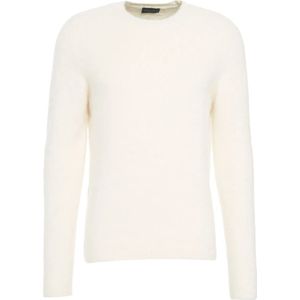 Roberto Collina, Heren, Truien, Wit, Maat: M Katoen,