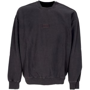 Huf, Heren, Sweatshirts & Hoodies, Zwart, Maat: L Fleece,