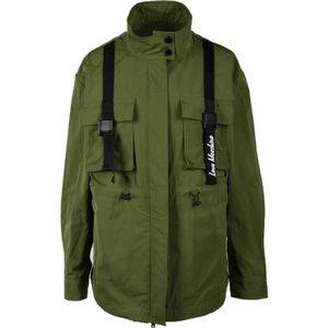 Love Moschino, Dames, Jassen, Groen, Maat: S Katoen,